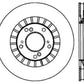 StopTech 00-09 S2000 Slotted & Drilled Left Front Rotor