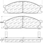 StopTech Street Touring 85-91 Nissan D21/720/Pathfinder Front Brake Pads