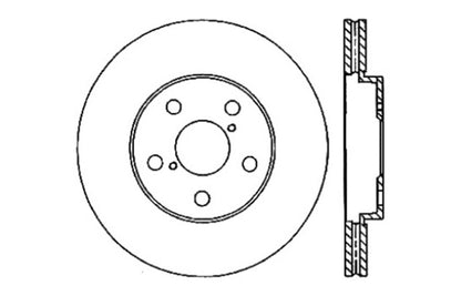 StopTech Drilled Sport Brake Rotor