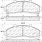 StopTech Sport Brake Pads w/Shims and Hardware - Front