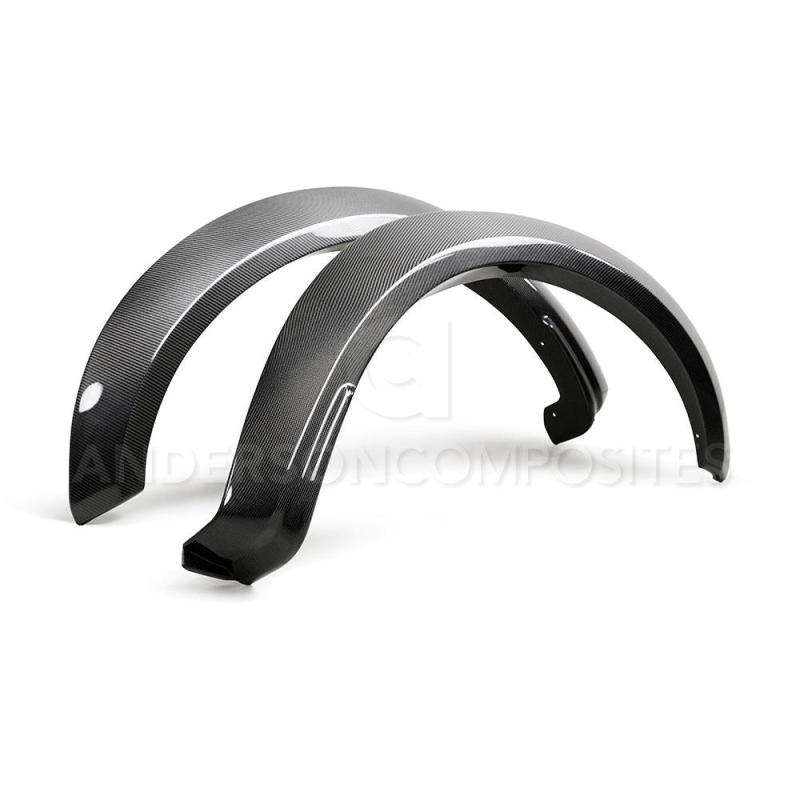 Anderson Composites 17-18 Ford Raptor Type Wide Fender Flares (Front)