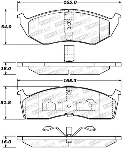 StopTech Street Brake Pads