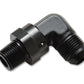 Vibrant -3AN to 1/8in NPT Swivel 90 Degree Adapter Fitting