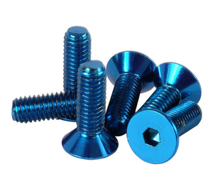 NRG Steering Wheel Screw Upgrade Kit (Conical) - Blue