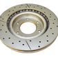 DBA 15-21 Volkswagen GTI (w/Perf Pkg 340mm Front Disc) Front Street Series Drilled & Slotted Rotor