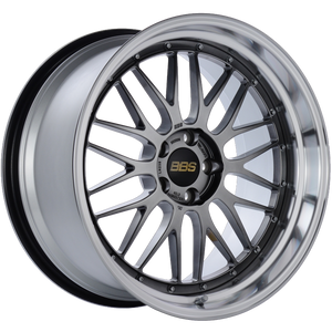 BBS LM 20x10.5 5x114.3 ET20 CB66 Diamond Black Center Diamond Cut Lip Wheel