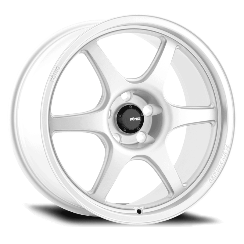 Konig Hexaform 18X9.5 5X114.3 ET25 Gloss White Flow Formed