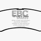 EBC 90-91 Lexus ES250 2.5 Yellowstuff Rear Brake Pads