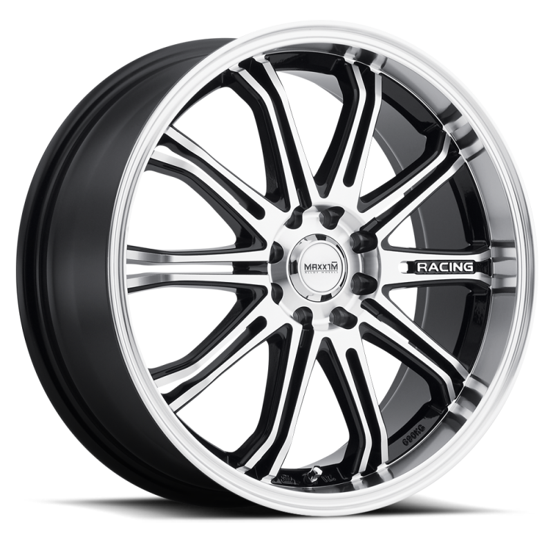 Maxxim Ferris 17x7 8x100/108 ET40 Black Machine Face