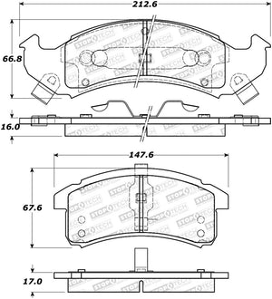 StopTech Street Brake Pads - Front