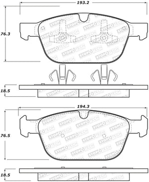 StopTech Street Brake Pads - Rear