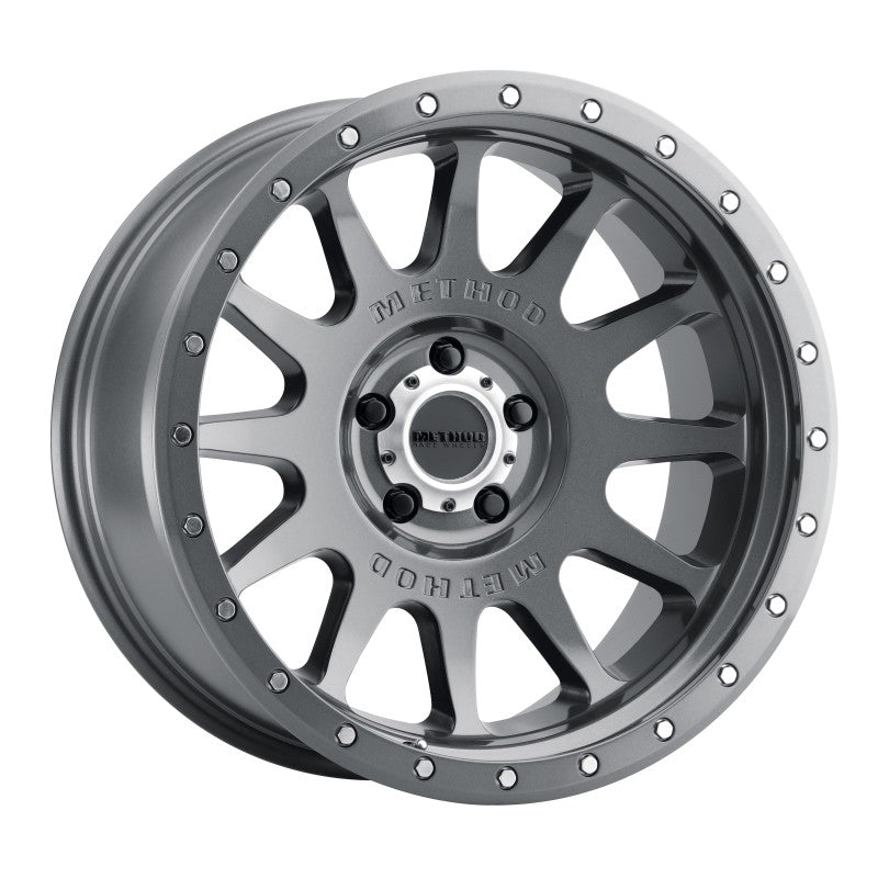 Method MR605 NV 20x10 -24mm Offset 5x5 71.5mm CB Gloss Titanium Wheel