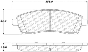 StopTech 99-04 Ford F-250 / 00-05 Excursion / 99-04 F-350 Super Duty Rear Truck & SUV Brake Pads