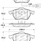 StopTech Performance 99-08 VW Jetta / 5/99-05 Golf GTi/GLS Turbo Front Brake Pads