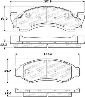 StopTech Street Brake Pads