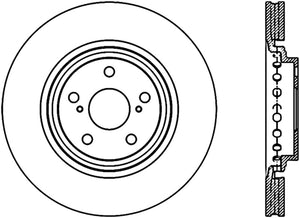 StopTech 10-15 Lexus RX350 Cryo Sport Front Right Slotted Rotor