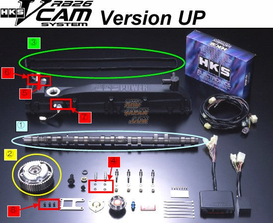 HKS RB26DETT Vcam SYSTEM Unit Assy Variable 50 Degree Range