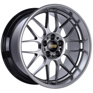 BBS RG-R 19x8.5 5x114.3 ET18 Diamond Black Wheel -82mm PFS/Clip Required