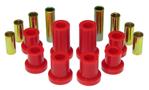 Prothane 07-14 Chevy Silverado 2/4wd Upper/Lower Front Control Arm Bushings - Red