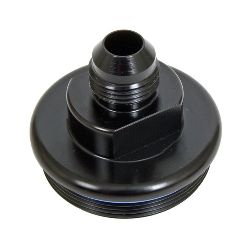 Fuelab Replacement Filter Cap -8AN Inlet - Black