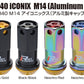 Project Kics 14x1.25 R40 Iconix Lock & Lug Nuts - Neo Chrome (16+4 Locks)