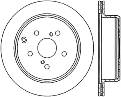 StopTech 86-97 Toyota Supra Left Slotted & Drilled Rotor