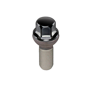 McGard Hex Lug Bolt (Radius Seat) M14X1.5 / 17mm Hex / 35.4mm Shank Length (Box of 50) - Black