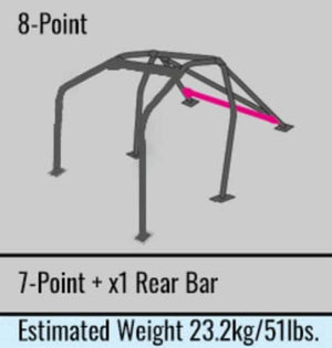 Cusco Chro-moly Roll Cage Through Dash 8 Point CP9A (S/O / No Cancel)