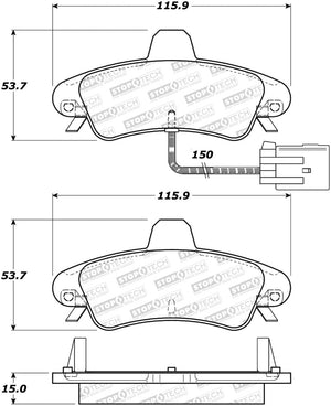 StopTech Street Brake Pads