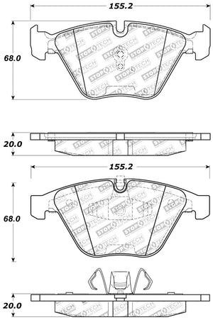 StopTech Performance Brake Pads