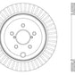 StopTech Drilled Sport Brake Rotor