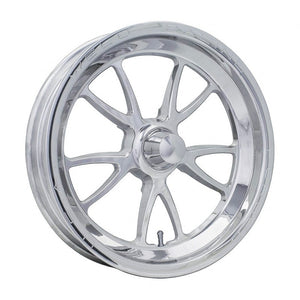 Weld Full Throttle 1-Piece 17x4.5 / 5x4.5 BP / 2.25in. BS Polished Wheel - Non-Beadlock