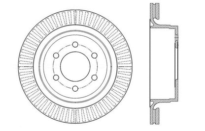 StopTech Slotted & Drilled Sport Brake Rotor