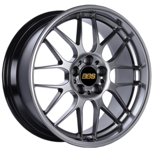 BBS RG-R 17x7 4x100 ET38 Diamond Black Wheel -70mm PFS/Clip Required