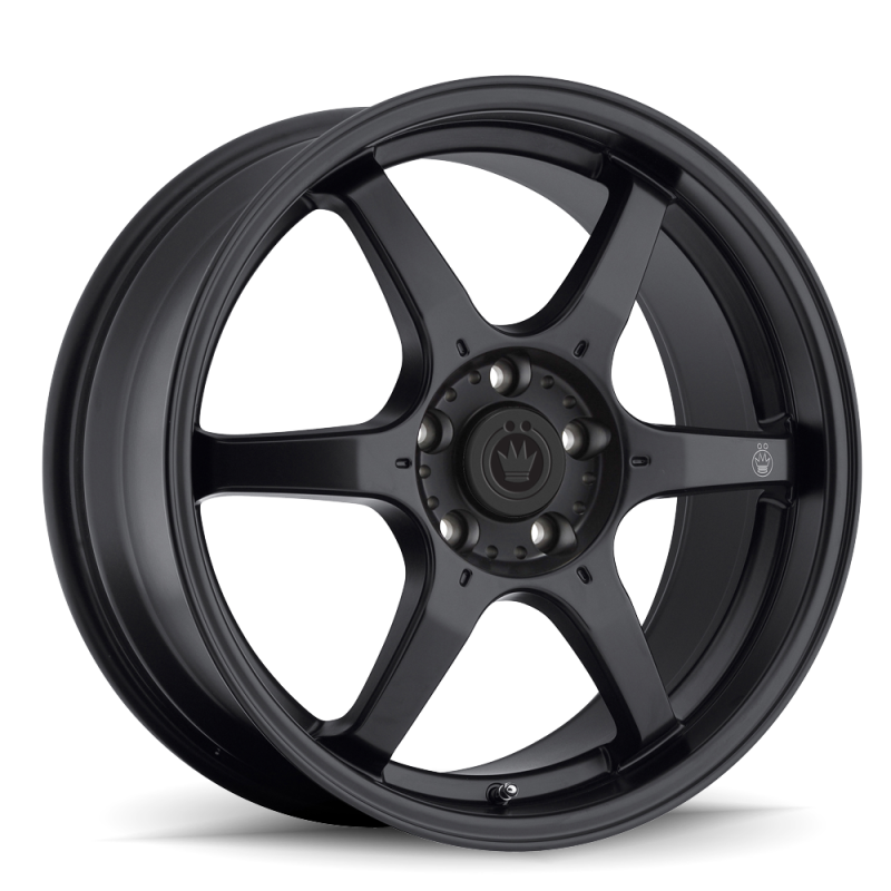 Konig Backbone 17x7.5 5x114.3 ET35 Matte Black Milling Logo on Spoke