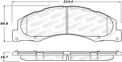 StopTech Street Brake Pads - Front