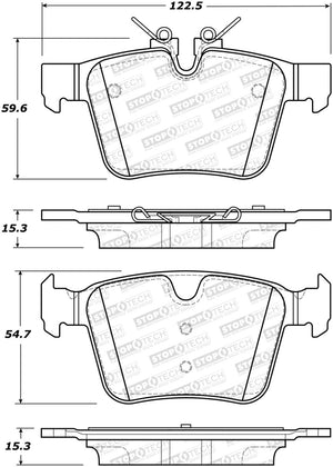 StopTech Street Brake Pads - Front