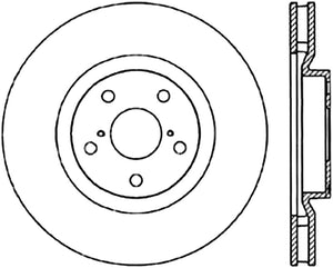 StopTech Power Slot 5/93-98 Supra Turbo Front Left SportStop CRYO Slotted Rotor