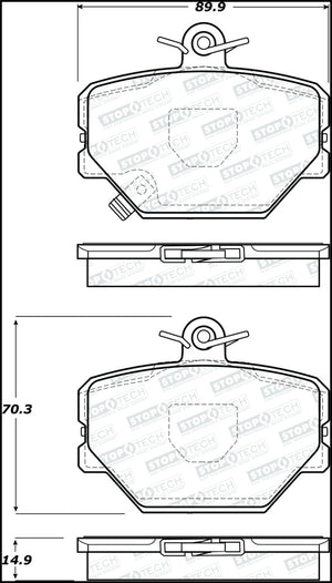 StopTech Street Brake Pads