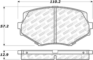 StopTech 94-97 / 99-02 Mazda Miata Street Select Front Brake Pads