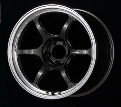 Advan RG-D2 18x10.0 +35 5-114.3 Machining & Black Gunmetallic Wheel