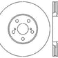 StopTech 03-08 Pontiac Vibe / 05-09 Scion tc Right Front Slotted & Drilled Rotor