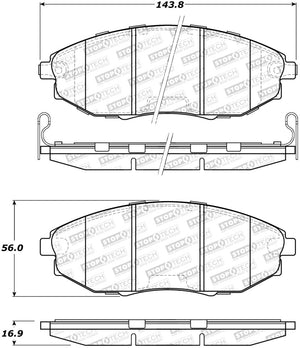 StopTech Street Brake Pads