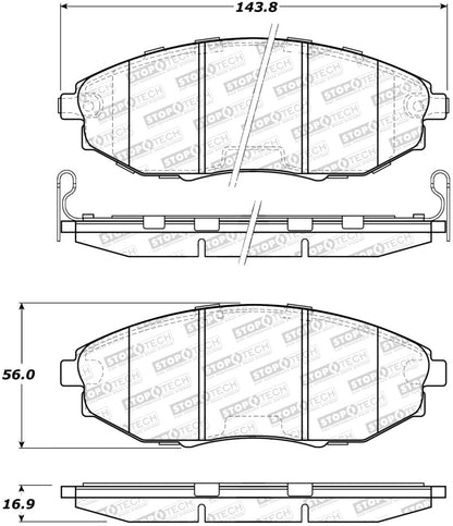 StopTech Street Brake Pads