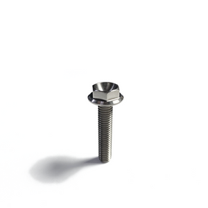 Ticon Industries Titanium Bolt Flanged M5x20x.8TP 8mm 6pt Head