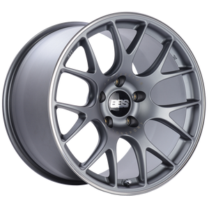 BBS CH-R 19x12 5x130 ET45 CB71.6 Satin Titanium Polished Rim Protector Wheel