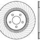 StopTech 94-04 Ford Mustang SVT Cobra Slotted & Drilled Sport Front Right Brake Rotor