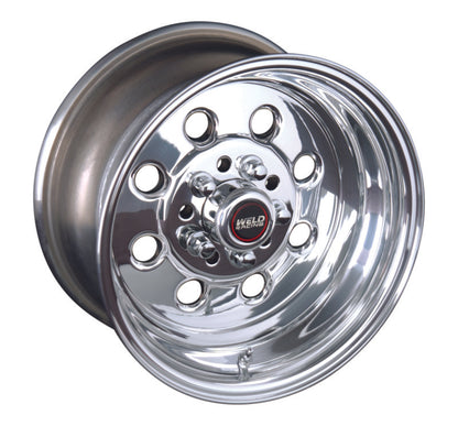 Weld Draglite 15x14 / 5x4.5 & 5x4.75 BP / 3.5in. BS Polished Wheel - Non-Beadlock