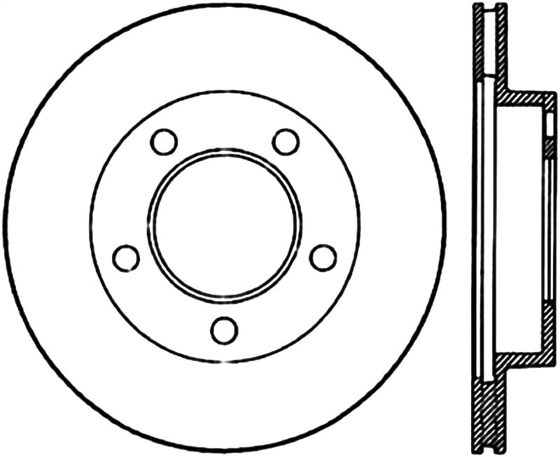 StopTech Slotted & Drilled Sport Brake Rotor