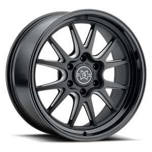 Method Raised MR802 20x12 / 8x180 BP / -40mm Offset / 124.1mm Bore - Double Black Milled Wheel